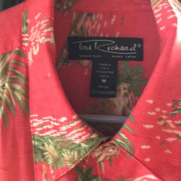 Vintage Tori Richard Men’s Hawaiian Aloha Shirt - Picture 2 of 6